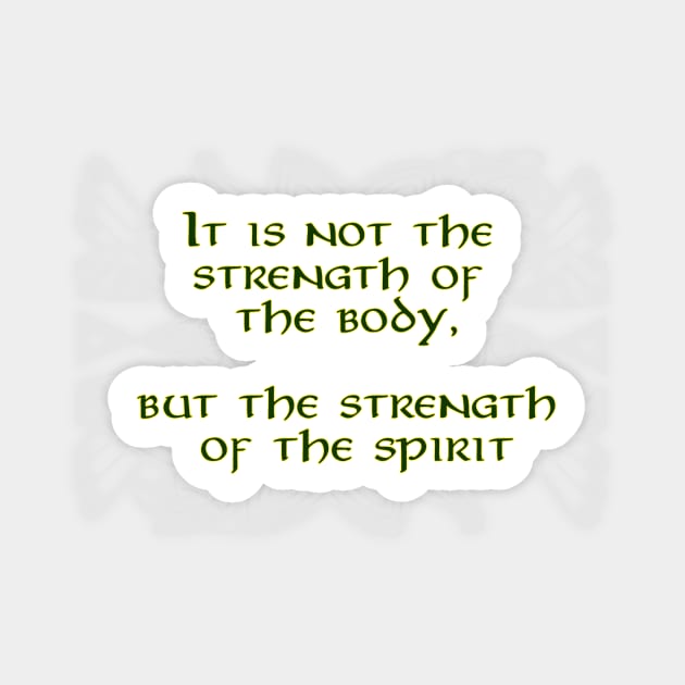 Strength of Spirit Lord Sticker TeePublic